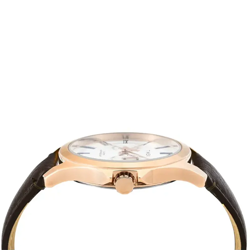 Timex Multifunction Silver Dial Polished Men's Watch- TW000X128